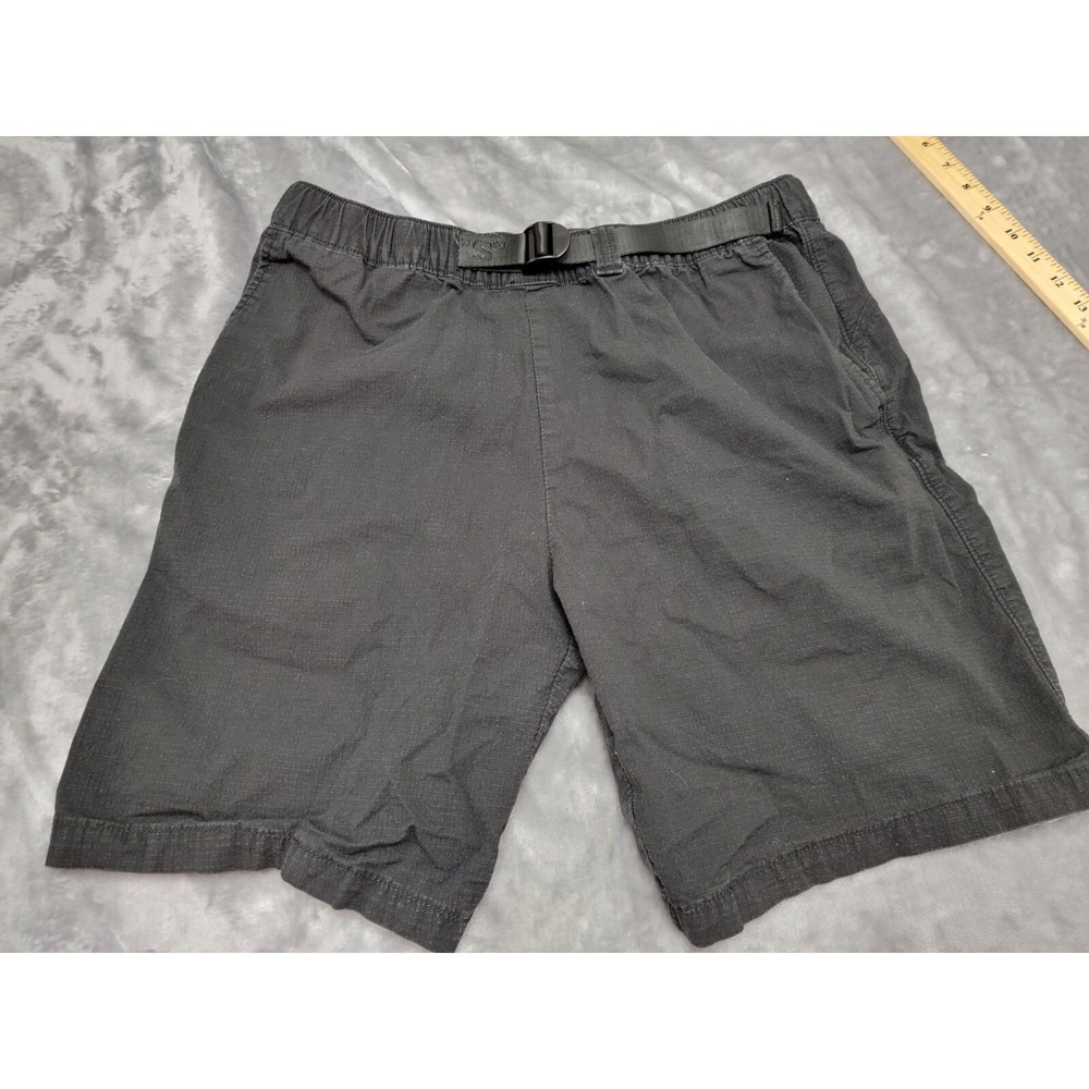 Levi's Ripstop Belted Shorts Mens Medium Black 8" Inseam